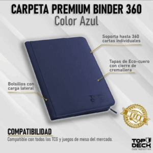 Premium binder 360 azul