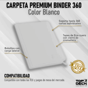 Premium binder 360 blanco